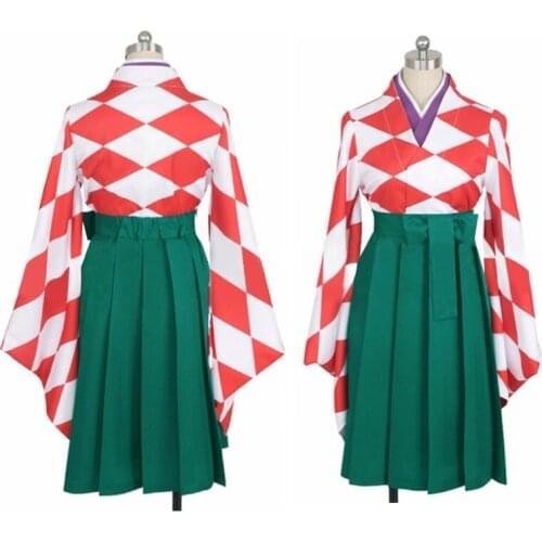 Zombie Land Saga Revenge Yugiri Cosplay Costume Dress Kimono Uniform Outfit Halloween Costume