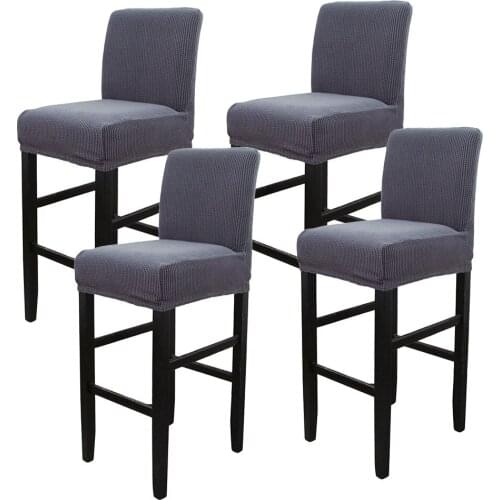 1/2/4pcs Solid Color Chair Cover Spandex Stretch Elastic Slipcovers Chair Covers for Kitchen Dining Room Wedding Banquet Hotel