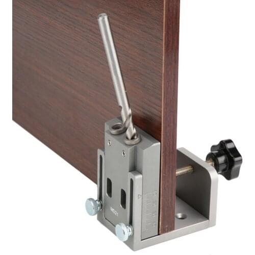 1 Set Pocket Hole Puncher Jig Kit Mini Style Pocket Hole Jig Kit For Wood Working Step Drill Bit Set Woodworking Tools