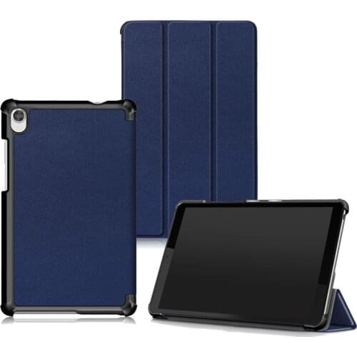 30PCS/Lot Folio Slim PU Leather Case For Lenovo Tab M8 8.0 TB-8505 FHD TB-8705 Luxury Flip Protector Cover