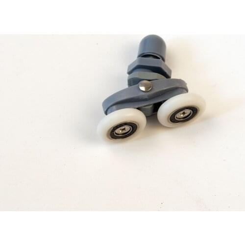 5pcs Direct manufacturing, gray sales, two wheel shower, pollen accessories, mobile bathroom door accessories, mobile doors