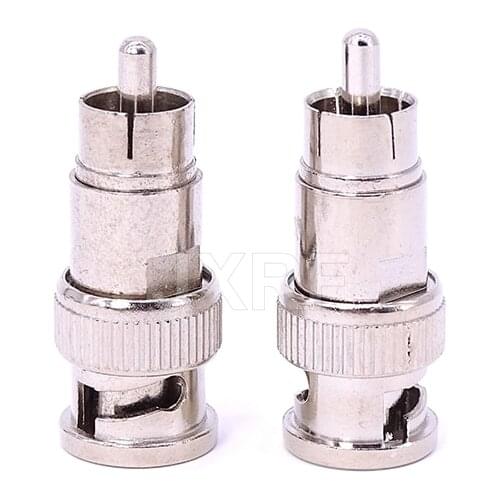 RF adapter BNC to RCA connector BNC male to RCA male Plug Convert Adaptor TV male fast ship
