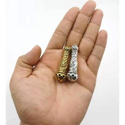 Big Size EMAMU For making tasbih Gold minaret beads accessories Tasbih tassel Rosary Bracelets accessories for misbaha