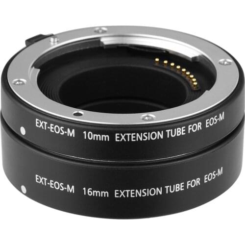 VILTROX Automatic Extension Tube Ring 10mm and 16mm Auto Focus Lens Adapter for Canon EF-M Mount Series Camera and Lens