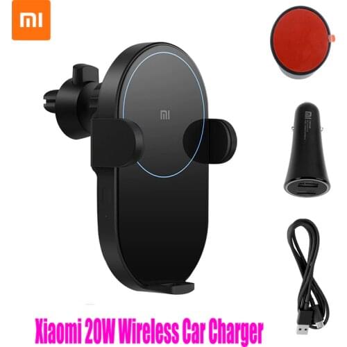 100% Xiaomi Mi 20W Max Qi Wireless Car Charger WCJ02ZM with Intelligent Infrared Sensor Fast Charging Car Phone Holder