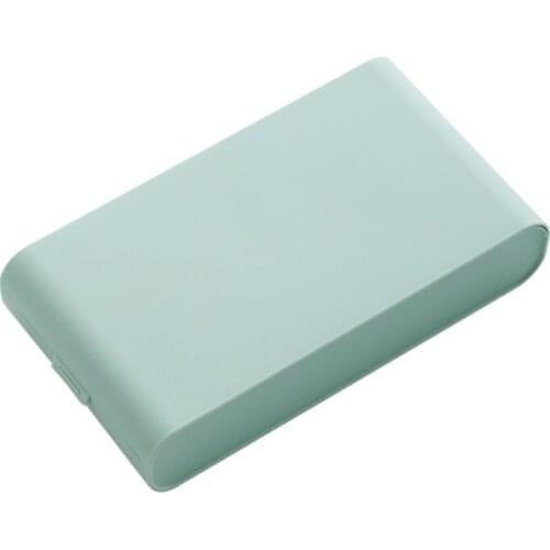 Boxes Mask Dispenser Durable Portable Plastic Clamshell Snap Rectangle Desktop Clutter Dustproof