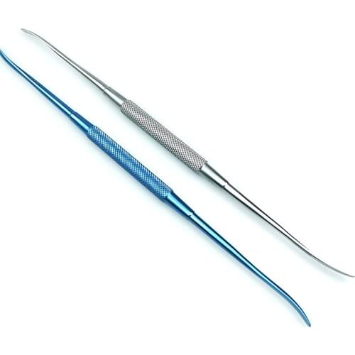 Titanium alloy stainless steel Freer periosteal elevator double-ended ophthalmic surgical instruments round handle Stripper