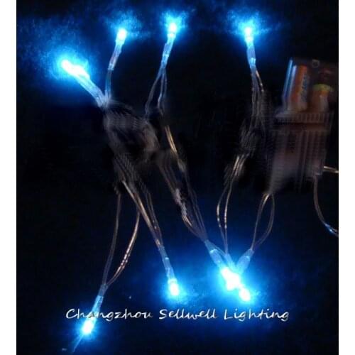 GOOD!LED star lighting wedding celebration product guide accessory 1.2m blue LED battery lamp H188