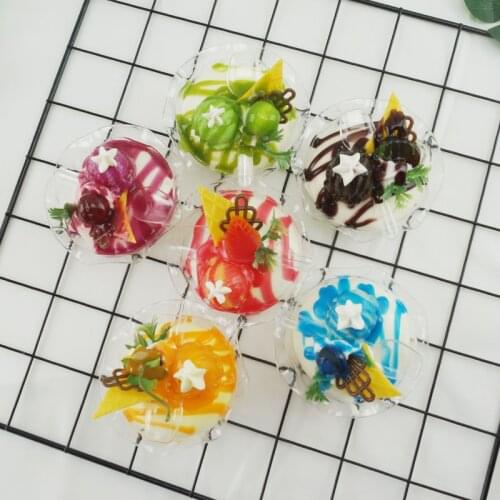 1pc Artificial Ice Cream Soft Model Simulation Sweet Cone Childrens Fun Food Home Dining Tea Table Decor Photography DIY Props