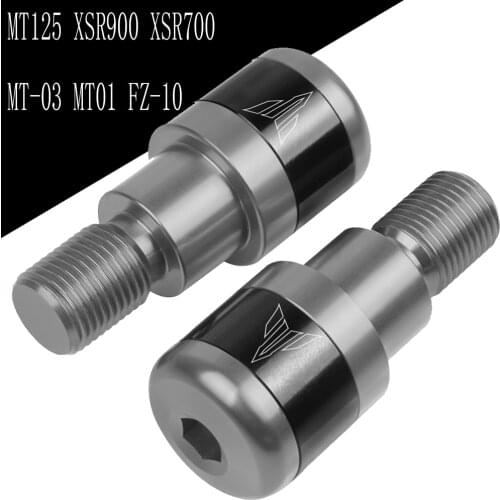 2021 NEW Motorcycles Handlebar Grips Plug Slider Handle Bar Ends Fit For YAMAHA MT125 MT-125 MT 125 XSR900 XSR700 MT-03 MT01