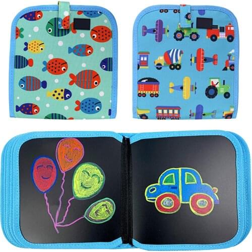 Cartoon Educational Dinosaur Painting Book Double-sided Reusable Drawing Toy