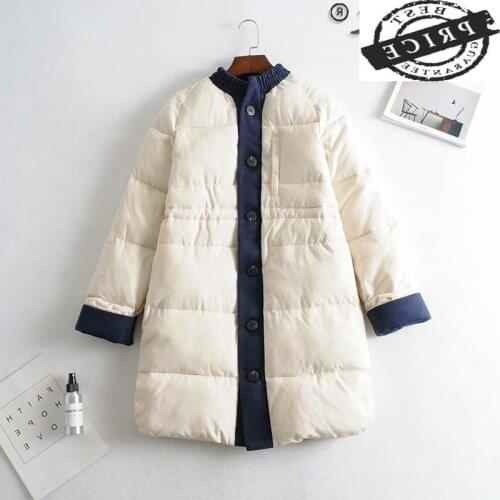 Autumn Womens Jacket Women Winter Clothes 2021 Fashion Down Cotton Woman Parkas Coat Female Oversized Chaqueta C31a-120a