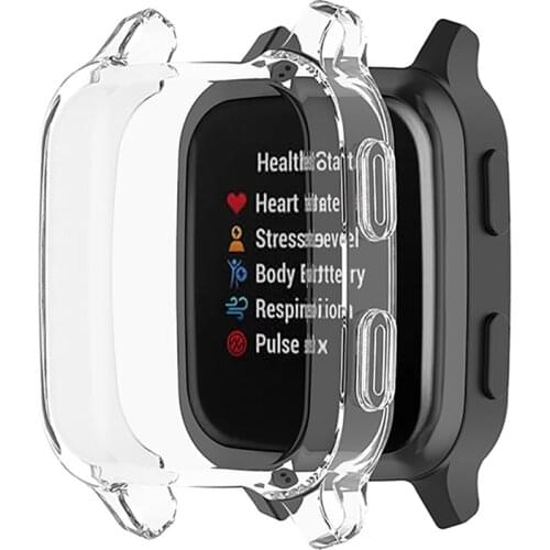 All-inclusive Shell Cover Protective Case With Screen Protector for Garmin Venu SQ Watch Accessories