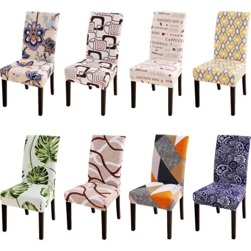 Dust-proof Universal Size Elastic Chair Cover festival Stretch Chair Cover Seat Slipcovers For Dining Room Hotel Banquet Home