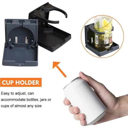 Adjustable Folding Cup Drink Holder For Car Truck Boat Van Home Plastic Drink Water Cup Bottle Organizer Car Accessories