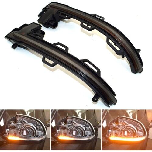 LED Dynamic Turn Signal Light Flowing Water Blinker Flashing Light For BMW X3 X4 X5 X6 F25 LCI F26 F15 F16 2014 2015 2016-2018