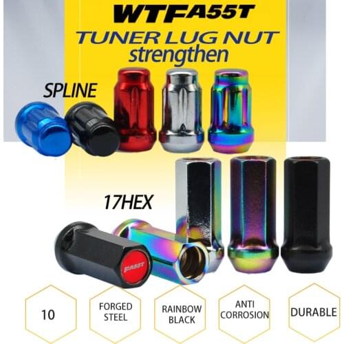 TUNER WHEEL LUG NUT FOR TOYOTA NISSAN MAZDA HONDA FORD KIA HYUNDAI LEXUS INFINITI JAGUAR MITSUBITSHI