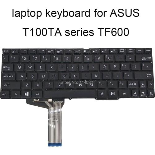 Replacement keyboards new English for ASUS T100 T100T T100A T100TA T100TAF T100TAL T100TAM US black laptop keyboard Screw Post
