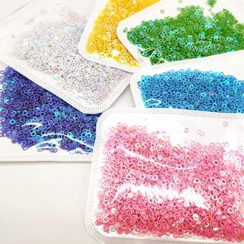 10g/pack 3mm small dot sequin glitter DIY bow and craft handmade nail material S30