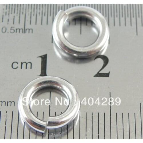 200pcs 2.0*10mm 316L Stainless Steel Jump Rings,DIY Chain parts Finding,Lobster Clasp Split Rings
