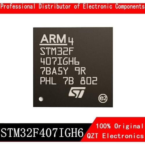 5pcs/lot new original STM32F407IGH6 STM32F407 UFBGA176 microcontroller MCU In Stock
