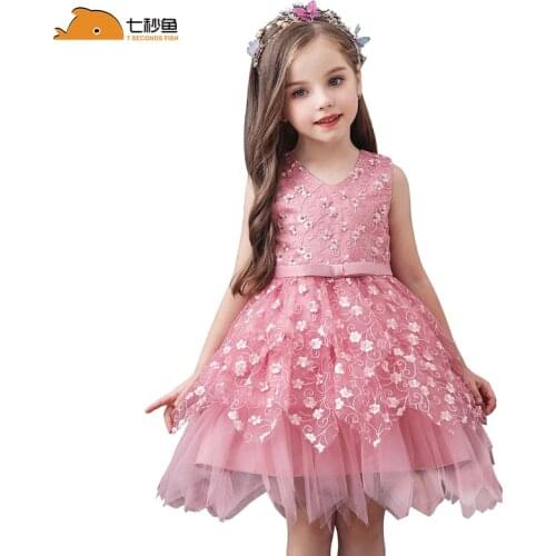 Платья для девочек 7 Seconds Fish China At AliExpress