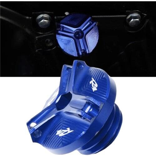 YZF R1 Motorcycle Accessories Engine Oil Filler Cap Plug Cover For Yamaha YZF R1 YZF-R1 LE 1998-2020 2019 2018 2017 2016 r1