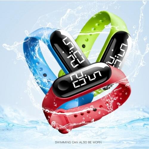 2020 Electronic New Watch Digital Silicone Strap Bracelet Watch for Women Men Unisex LED Watches Sport Touch Screen Waterproof