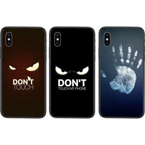 Don't Touch My Acheter For Samsung Galaxy S20 Fe S30 Ultra S21 S20 S10 S9 Plus Ultra Lite Black Etui Soft Shell