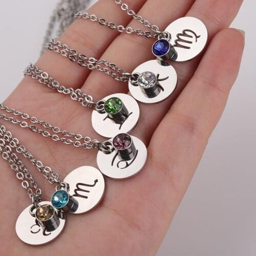Clasibulous Xu Women's Pendants Zodiac Signs