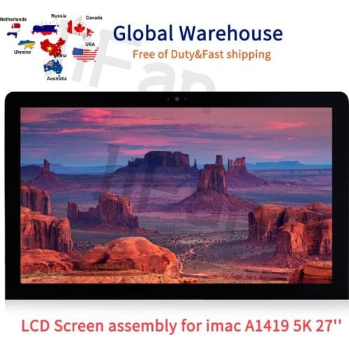 New Brand Original Grade AAA 27" 5K Late 2015 2016 IPS Screen Display LM270QQ1 SD B1C1 For Apple iMac A1419 5K 5120x2880
