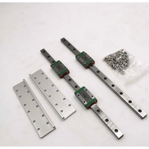 Funssor 1set Creality Ender 3 max 3D printer Y axis Hiwin MGN12H linear rail upgrade kit dual linear rail for Ender-3 max mod