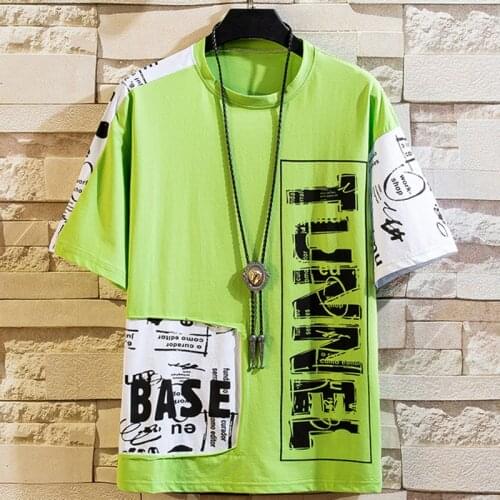 2021 Mens Cotton Casual T-shirt Fashion Sports Tshirt Top Mens Loose Breathable Running T-shirt 95% Cotton Short Sleeve