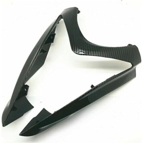 Front Upper Fairing Headlight Cowl Nose Fit For KAWASAKI ER-6N 2009 2010-2011 Carbon Fiber Paint