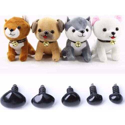 100Pcs Plastic Safety Triangle Nose Doll Plush Toys Stuffed Animals Making DIY