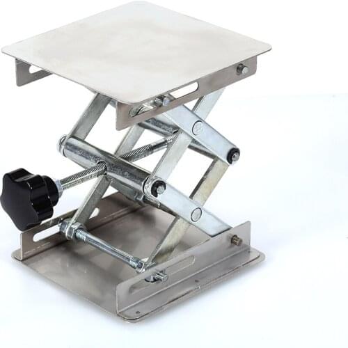 100X100mm Lab-Lift Lifting Platforms Stand Rack Scissor Stainless Steel Object A Support Apparatus Stainless Steel
