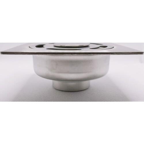 RONGYAO Stainless Steel Floor Drain Cover Overflow Round Anti-clogging Shower Drain Hair Catcher for Bathroom Wash Machine Sewer