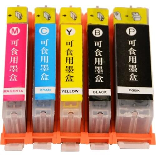 For Canon pgi 250xl cli 251xl Edible Ink Cartridges PGI-250 CLI-251 For Pixma iP7220 MG5420 MG5422 MX922