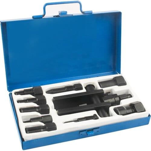 10 PCS Steel 2-jaw Bearing Puller Motorcycle Bearing Remover Bearing Extractor Puller Motorcycle Repairs Set with Storage Box