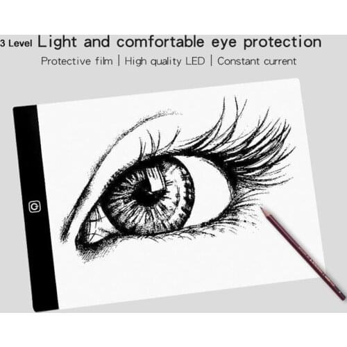 A4 A5 USB LED Light Board Thin Light Pad Light Box For Diamond Painting Artcraft Watercolour Copy Tattoo Copy Quilting Xray Pad