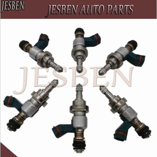 New 23250-31020 6PCS/LOT Fuel Injectors FIT For Lexus IS250 GS300 2.5L V6 2006 2007 2008 2009 2010 2011 2012 2013 NO# 2325031020