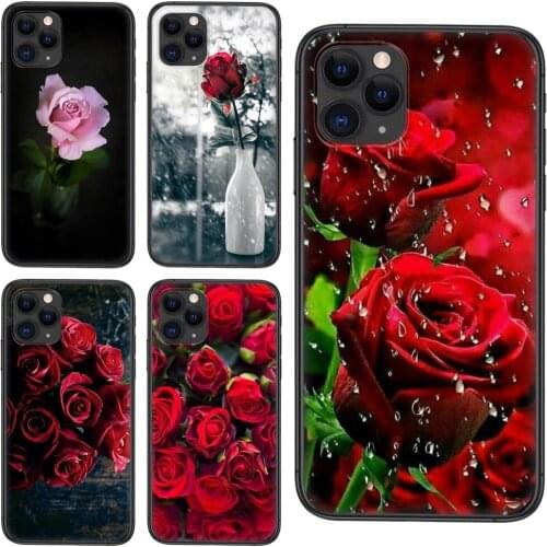 Places To Buy For Xiaomi Redmi K40 K30 K30S K20 Gaming 9 9C 8 8A 7 7A 6 6A 5 4X 4A Nfc Plus Pro 5G Bright Red Rose Flowers