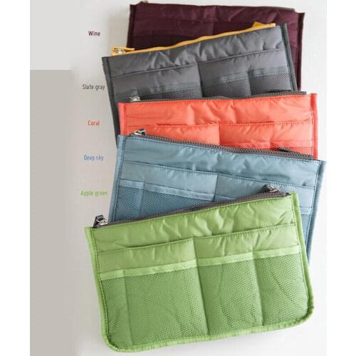 High Quality Thicken Large Capacity Cosmetic Storage Bag Nylon Travel Insert Organizer Handbag Purse Makeup Bag For Women Female