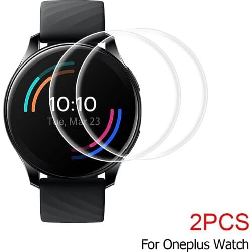 2pcs Screen Protector For Oneplus Watch Protective Film for One Plus Full Coverage Guard Smartwatch Accessories Film Not Glass