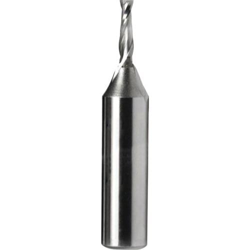 1pc TCT CNC Engraving Tungsten steel tools milling cutter 2 Flute Spiral straight cutter 1/2 shank cutter