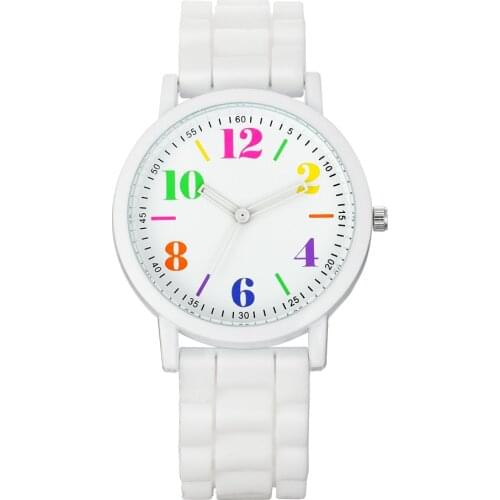 1pc / lot Mens Watch Boys Fashion Silicone Band Kids Quartz Watches Students Girls Sports Wristwatches Relogio Masculino 2020