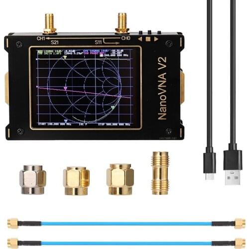 3.2 Inch Vector Network Analyzer S-A-A-2 NanoVNA V2 Antenna Shortwave HF VHF UHF