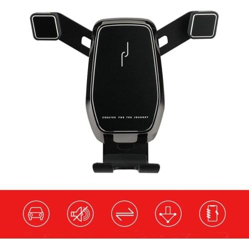 Car Phone Holder For Mitsubishi Eclipse Cross2016 2017 2018 2019 2020 Stand Clips Buckle Mount Wireless Charger