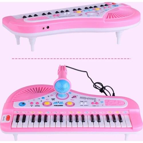 Childrens Musical Instruments 37 keys with microphone keyboard Multifunctional musical piano toy