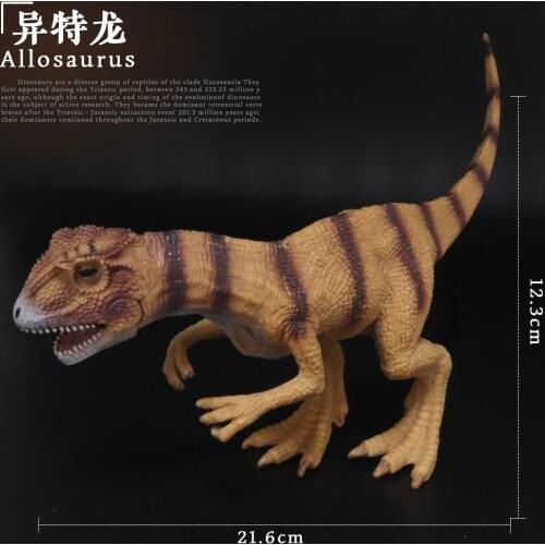 Prehistoric Jurassic Dinosaurs World Allosaurus Big Size Animals Model Action Figures PVC High Quality Toy For Kids Gift